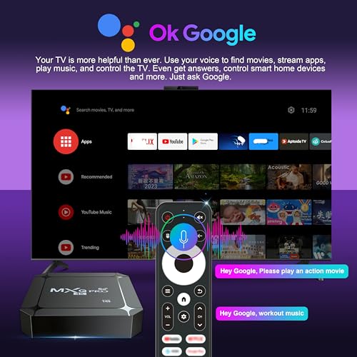 Android 14.0 TV Box 2GB RAM 16GB ROM WiFi6 4K Q703