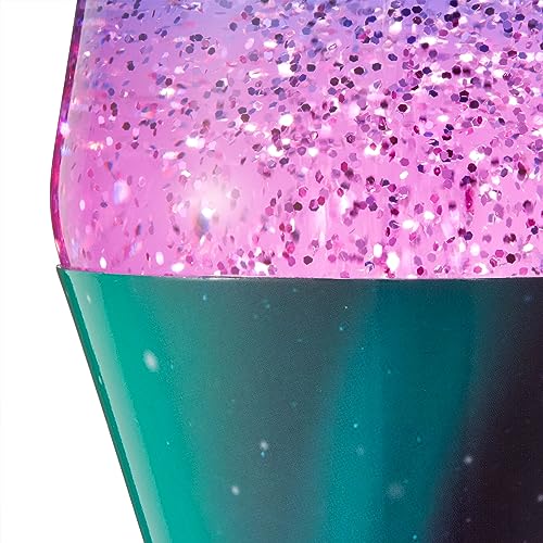 14.5" Silver Glitter Motion Lamp M746