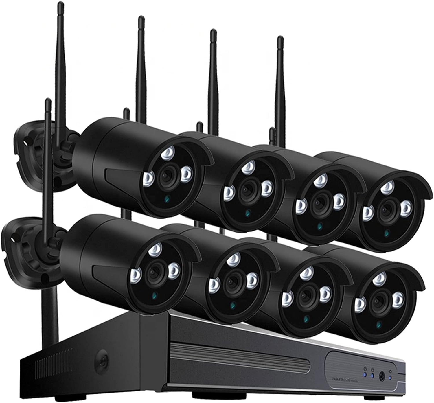 8 Channel 2MP Night Vision Security Camera System with DVR F3089