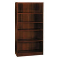 5 Shelf Wood Bookcase in Vogue Cherry F6951