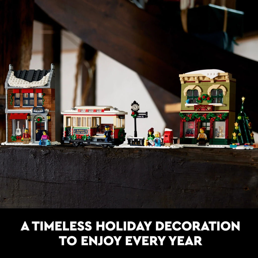 Holiday Main Street Building Set with 6 Minifigures J235