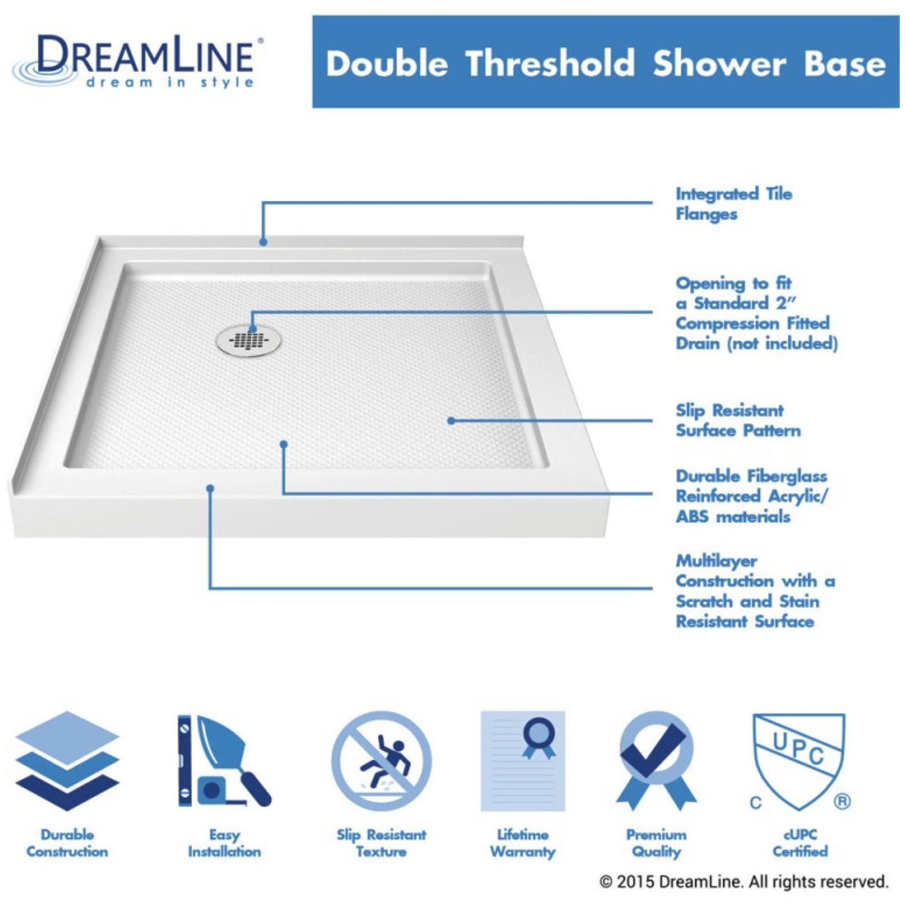 Double Threshold Shower Base Y95572
