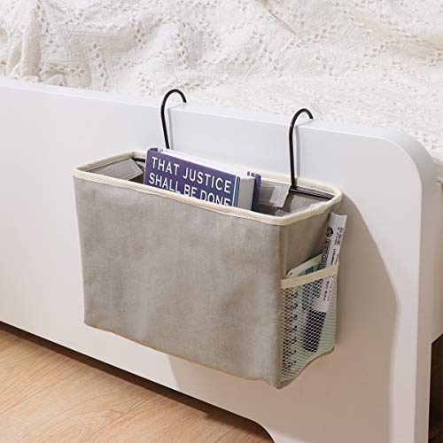 Black Hanging Bedside Organizer L256
