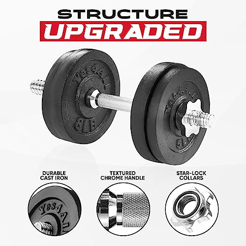 Adjustable Dumbbell Set with Weight Plates A9120