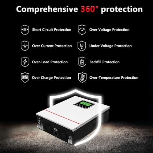 2200W Solar Hybrid Inverter Pure Sine Wave with 80A MPPT Solar Charger O1235