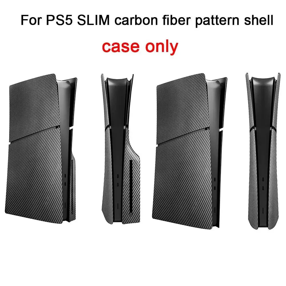 Carbon Fiber Pattern Console Case for PS5 Slim X8761