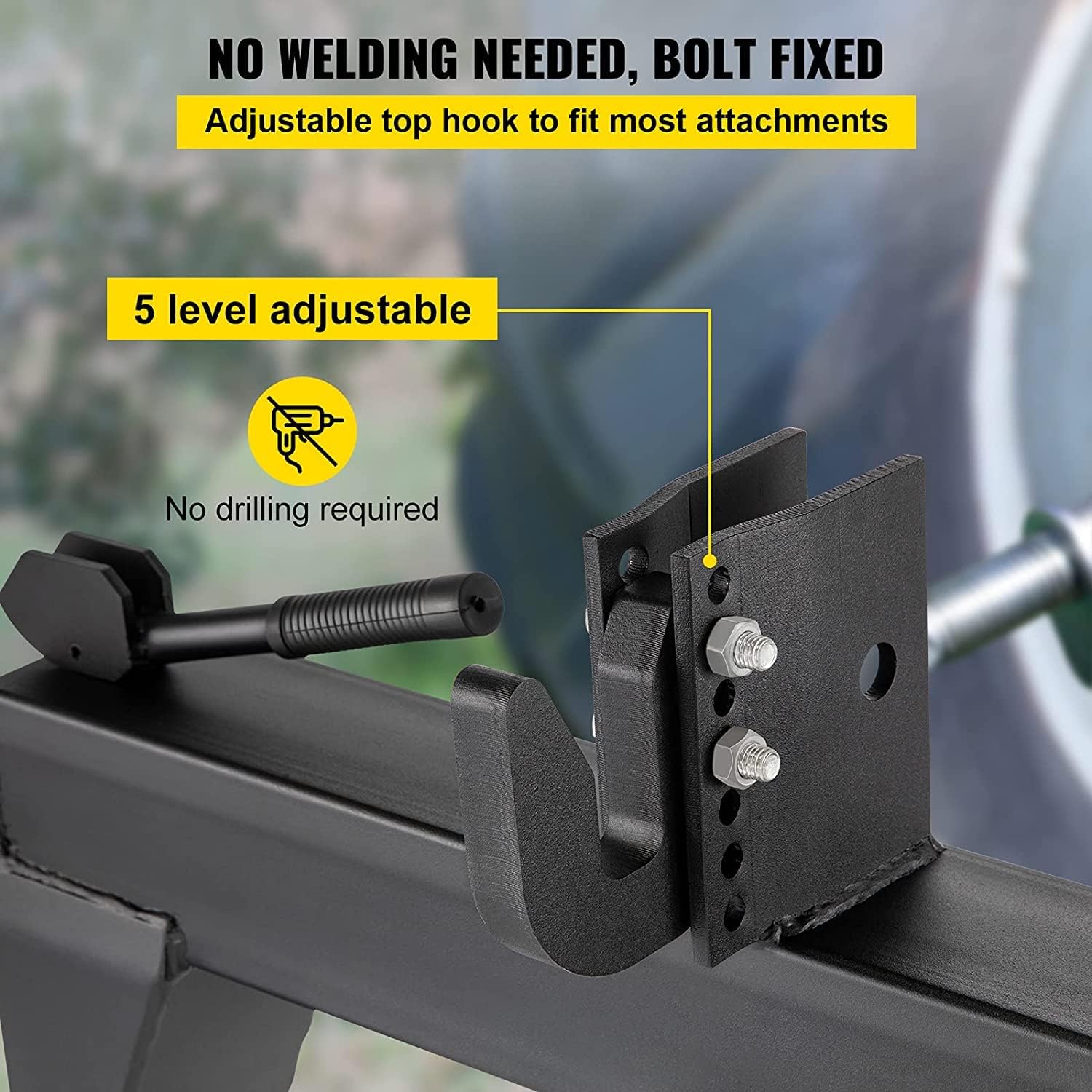 Black 3-Point Quick Hitch X39970