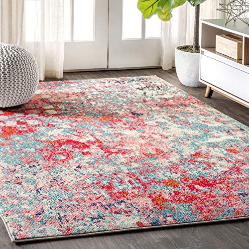 Blue/Red 8 ft. x 10 ft. Area Rug N6247