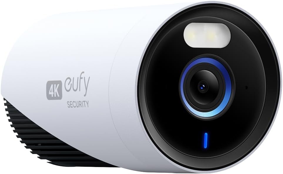 Outdoor Security Camera, 4K Resolution, 24/7 Recording, Plug-in, Enhanced Wi-Fi, Face Recognition AI D45074