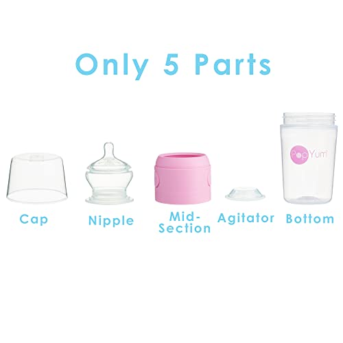 5 oz Pink Anti-Colic Baby Bottles, 3-Pack E883488