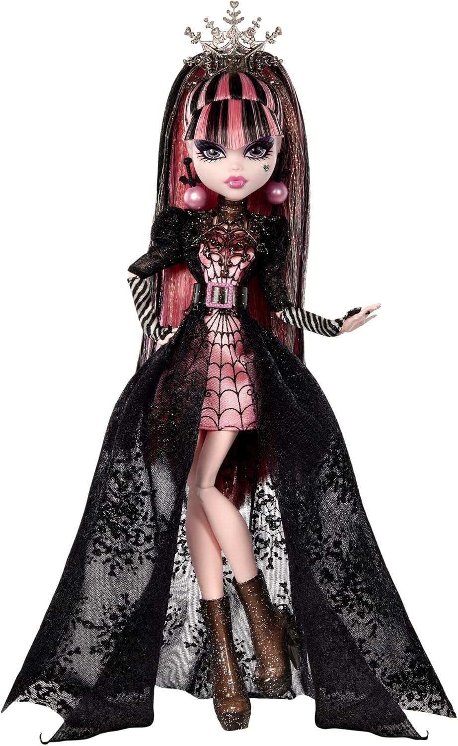 Pink and Black Gown Draculaura Doll F4224