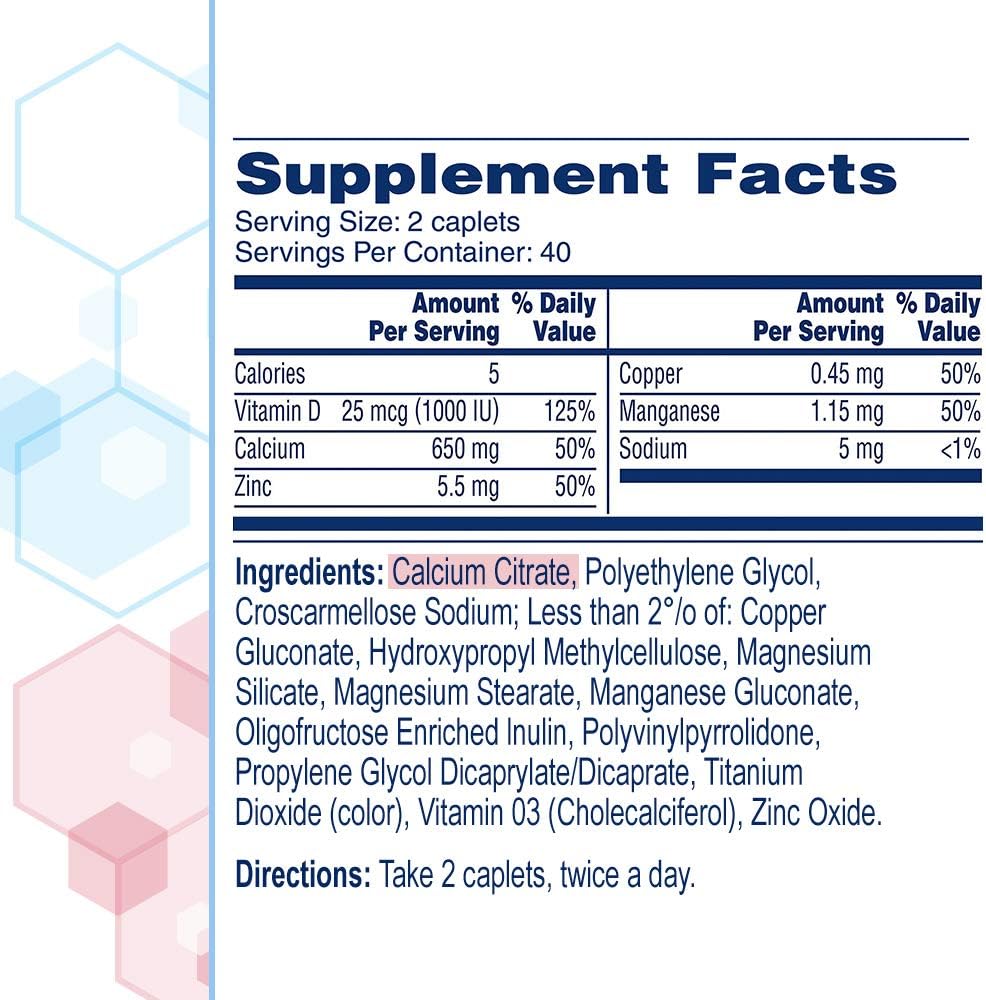 120 Count (Pack of 2) Calcium Citrate K8805