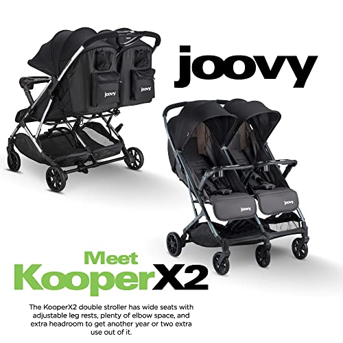 Side-by-Side Double Stroller with Dual Snack Trays Z736