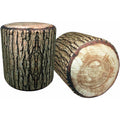 Cushioned Log Accent Stool I81281
