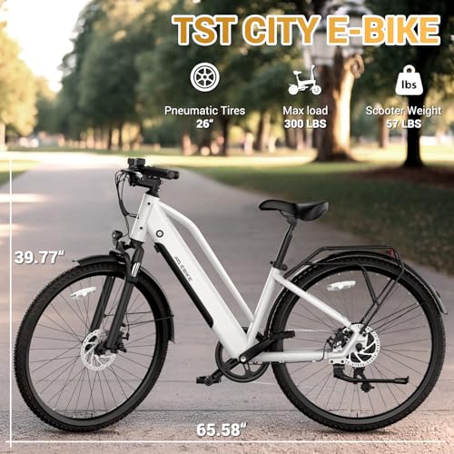 26" Tire Electric Bicycle with 360Wh Removable Battery H46559
