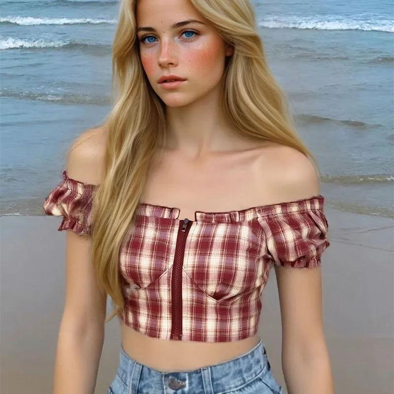 Casual Polyester Backless Crop Top Tank with Stylish Design