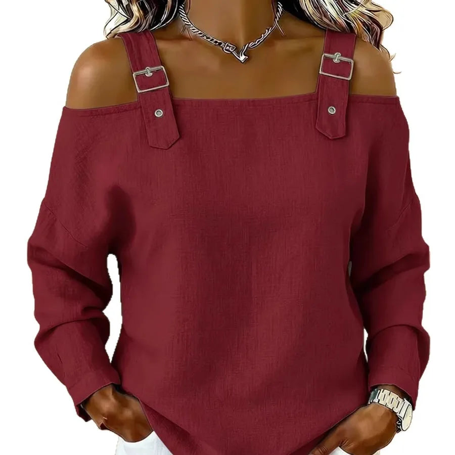 Sexy Solid Color Polyester Pullover Tank Top with Chain Detail for Spring